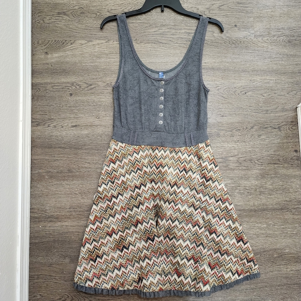 Free People Button Fitted Sleeveless Sun Dress - Picture 3 of 5